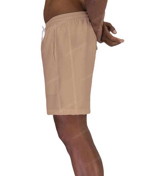 17" Elastic Waist Side Panel Swimshorts