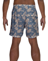 17" Elastic Waist Side Panel Swimshorts