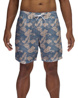 17" Elastic Waist Side Panel Swimshorts