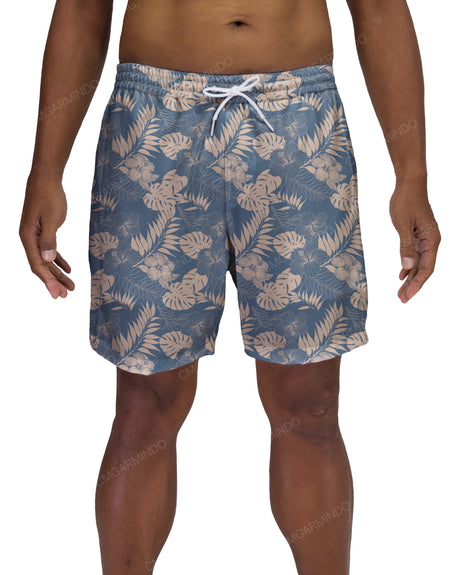17" Elastic Waist Side Panel Swimshorts