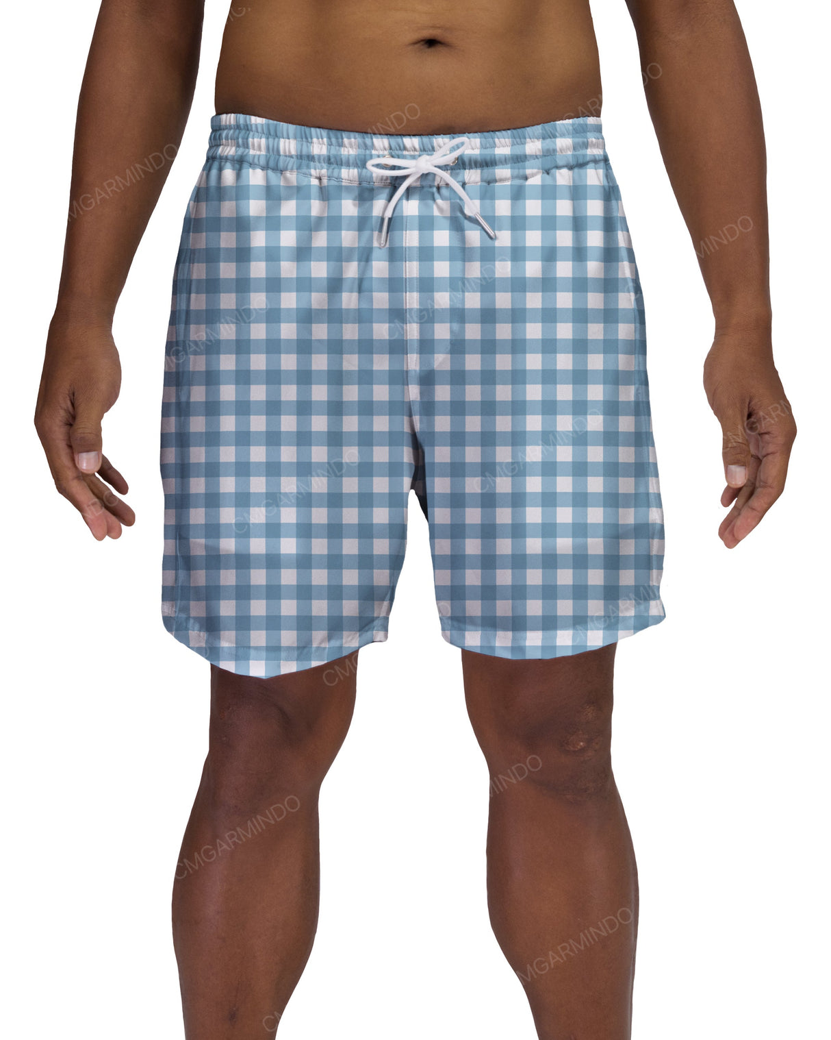 17" Elastic Waist Side Panel Swimshorts