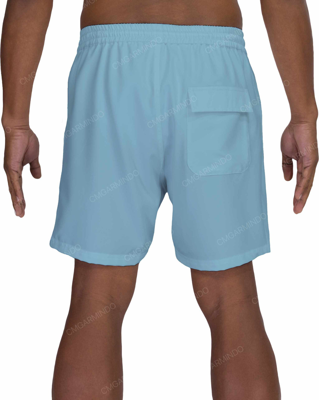 17" Elastic Waist Side Panel Swimshorts