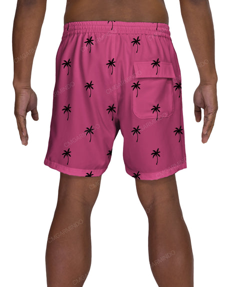 17" Elastic Waist Side Panel Swimshorts