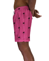 17" Elastic Waist Side Panel Swimshorts