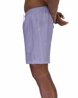 17" Elastic Waist Side Panel Swimshorts