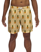 17" Elastic Waist Side Panel Swimshorts