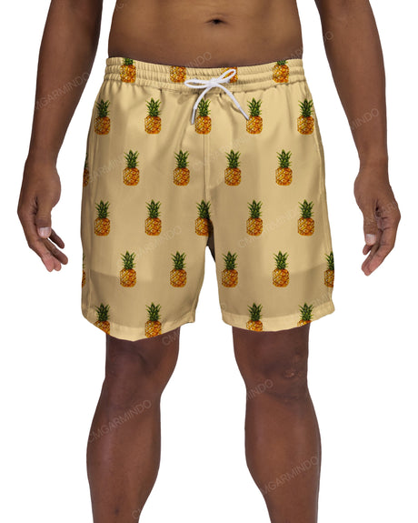 17" Elastic Waist Side Panel Swimshorts
