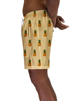 17" Elastic Waist Side Panel Swimshorts