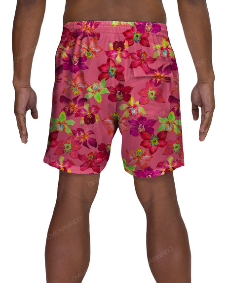 17" Elastic Waist Side Panel Swimshorts