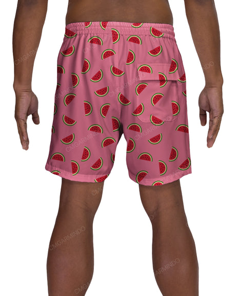 17" Elastic Waist Side Panel Swimshorts