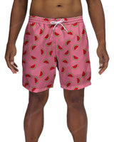 17" Elastic Waist Side Panel Swimshorts