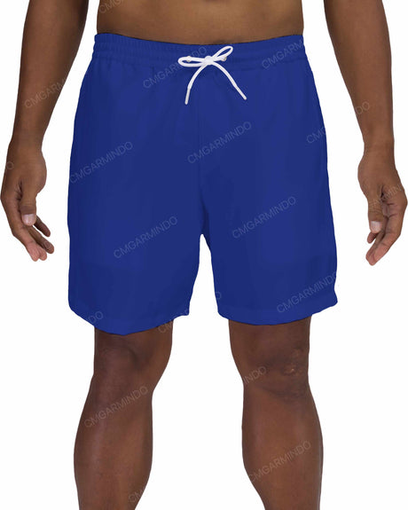 17" Elastic Waist Side Panel Swimshorts