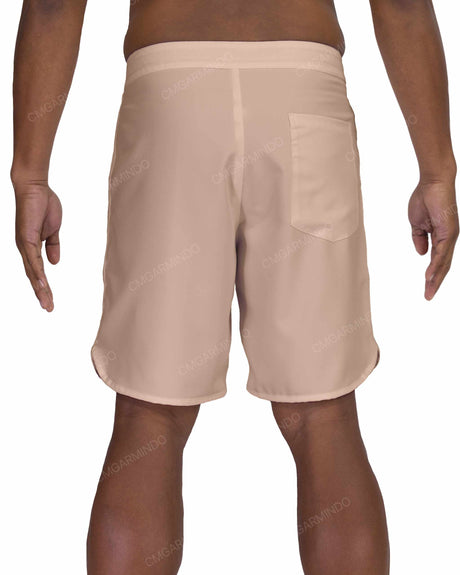 19" Fixed Waist Dolphin Hem Boardshorts