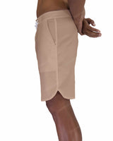 19" Fixed Waist Dolphin Hem Boardshorts