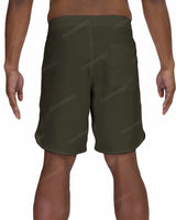 19" Fixed Waist Dolphin Hem Boardshorts