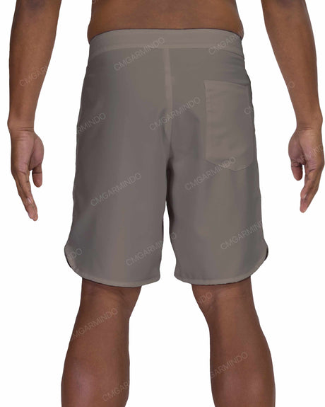 19" Fixed Waist Dolphin Hem Boardshorts