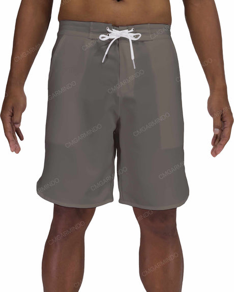 19" Fixed Waist Dolphin Hem Boardshorts