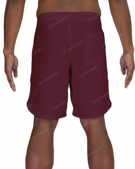 19" Fixed Waist Dolphin Hem Boardshorts
