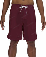19" Fixed Waist Dolphin Hem Boardshorts