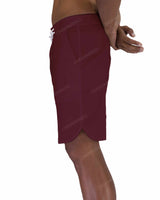 19" Fixed Waist Dolphin Hem Boardshorts