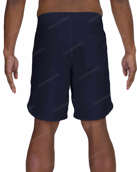 19" Fixed Waist Dolphin Hem Boardshorts
