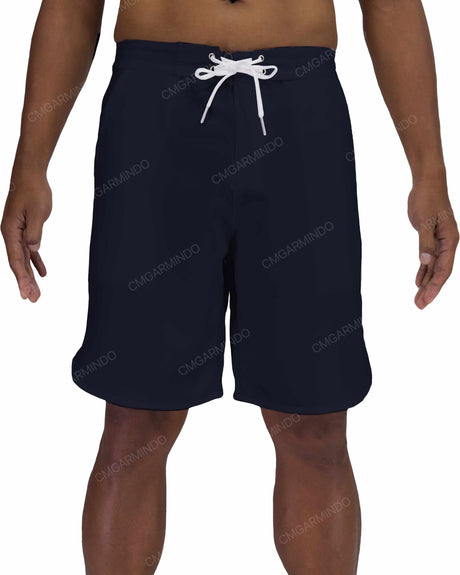 19" Fixed Waist Dolphin Hem Boardshorts