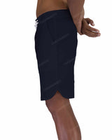 19" Fixed Waist Dolphin Hem Boardshorts