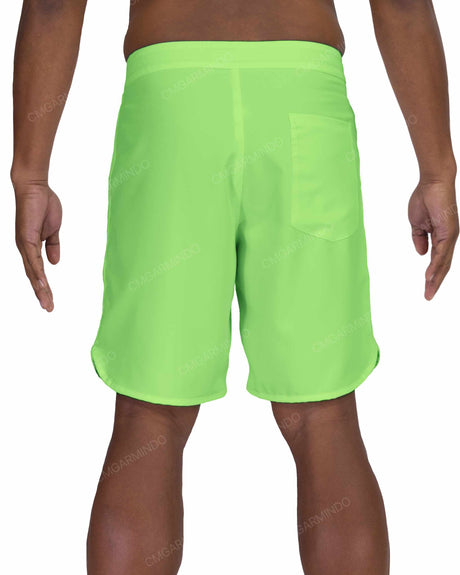 19" Fixed Waist Dolphin Hem Boardshorts
