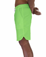 19" Fixed Waist Dolphin Hem Boardshorts