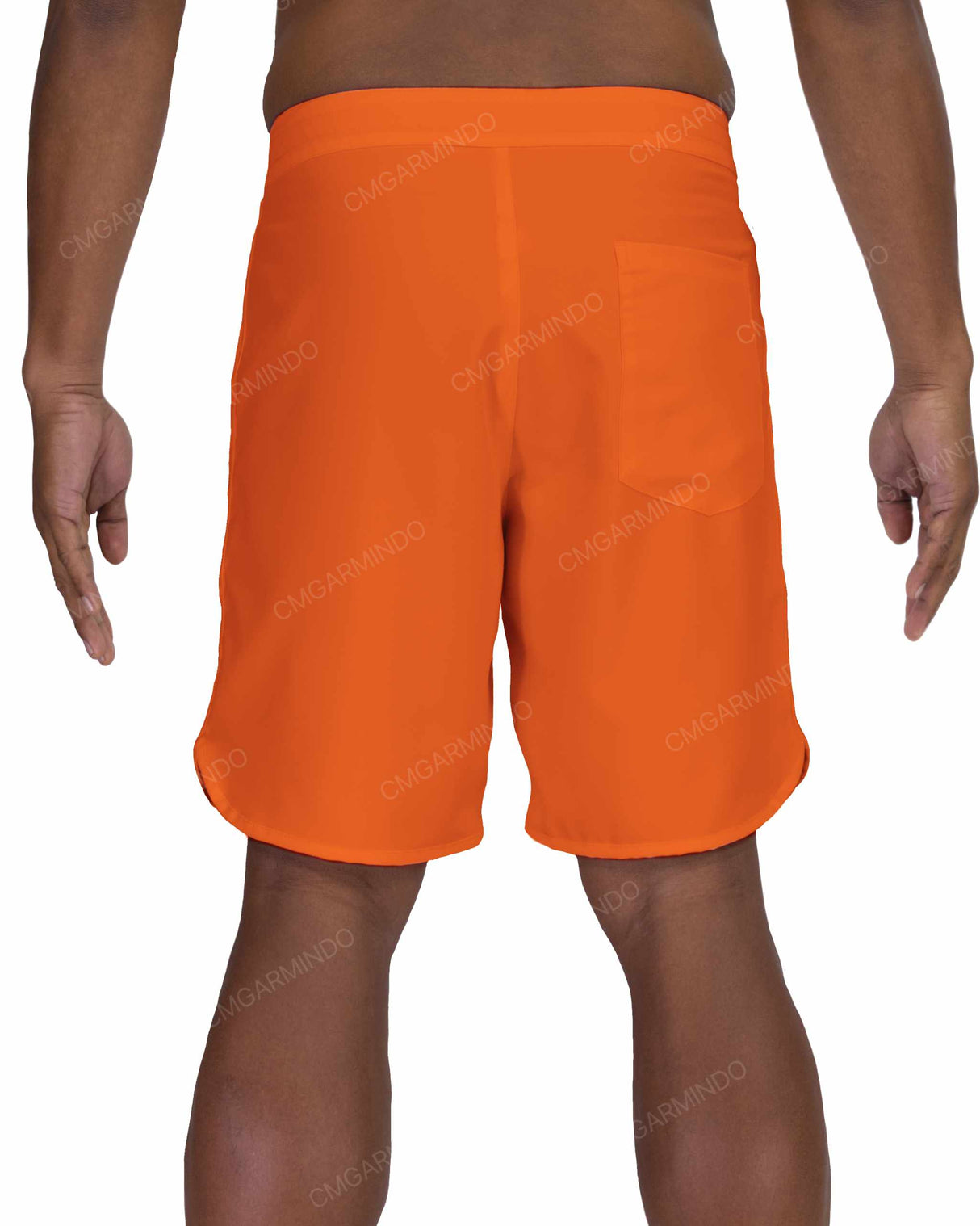 19" Fixed Waist Dolphin Hem Boardshorts