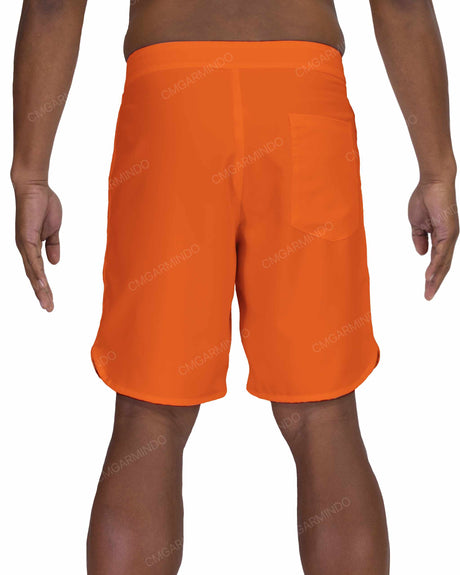 19" Fixed Waist Dolphin Hem Boardshorts