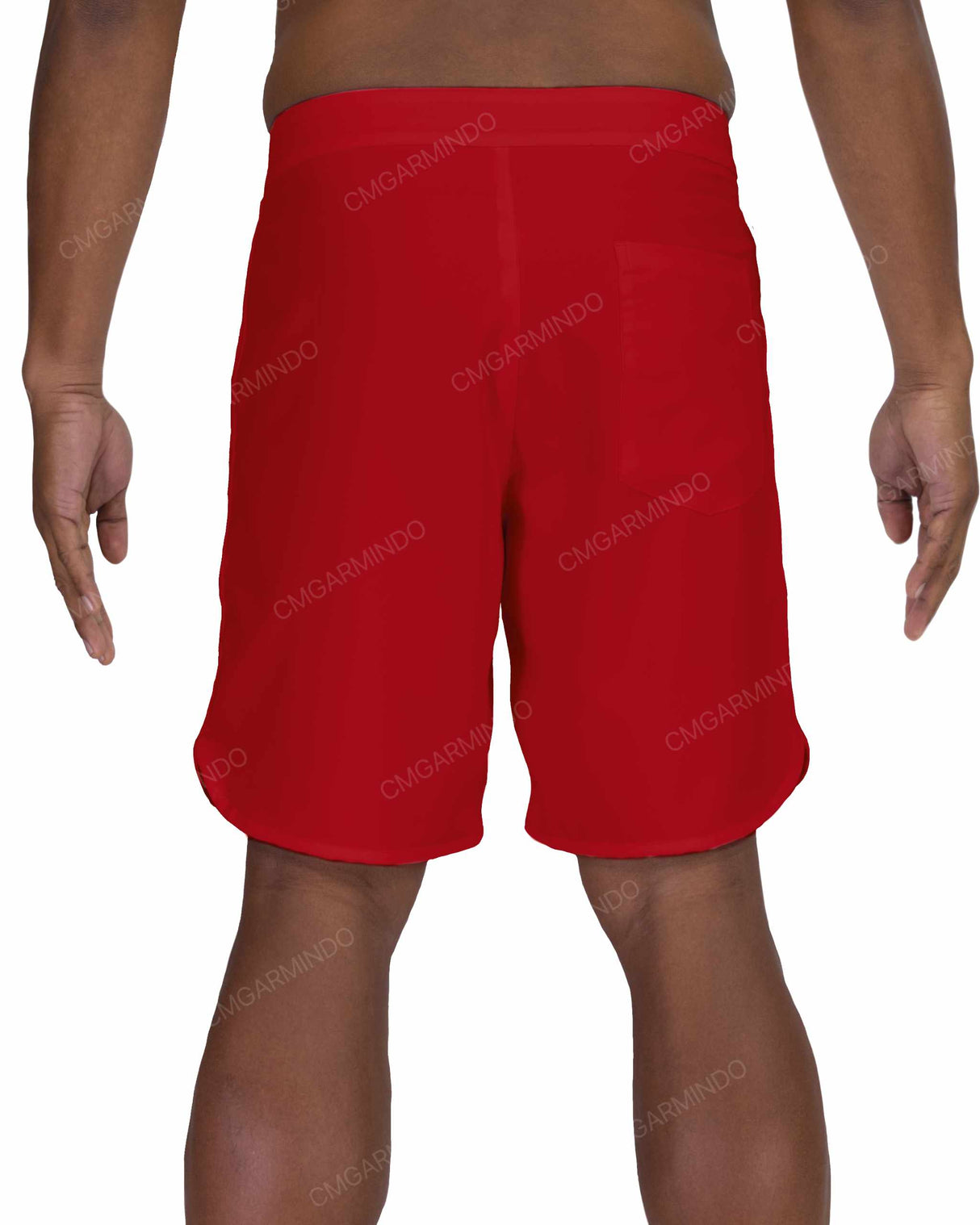 19" Fixed Waist Dolphin Hem Boardshorts