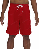19" Fixed Waist Dolphin Hem Boardshorts
