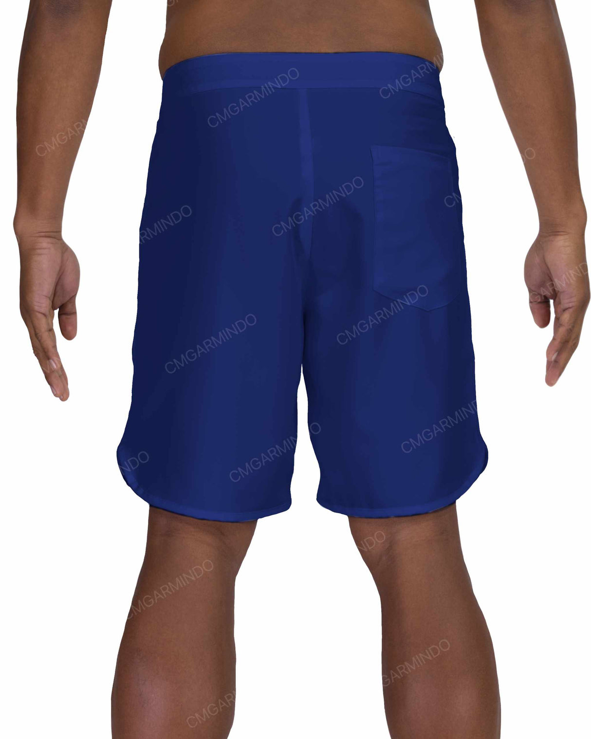 19" Fixed Waist Dolphin Hem Boardshorts