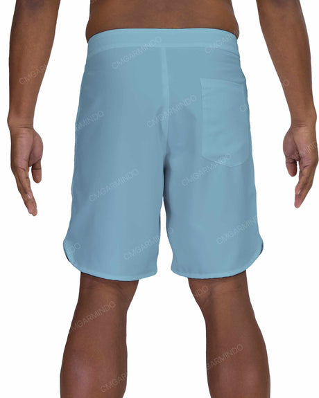 19" Fixed Waist Dolphin Hem Boardshorts