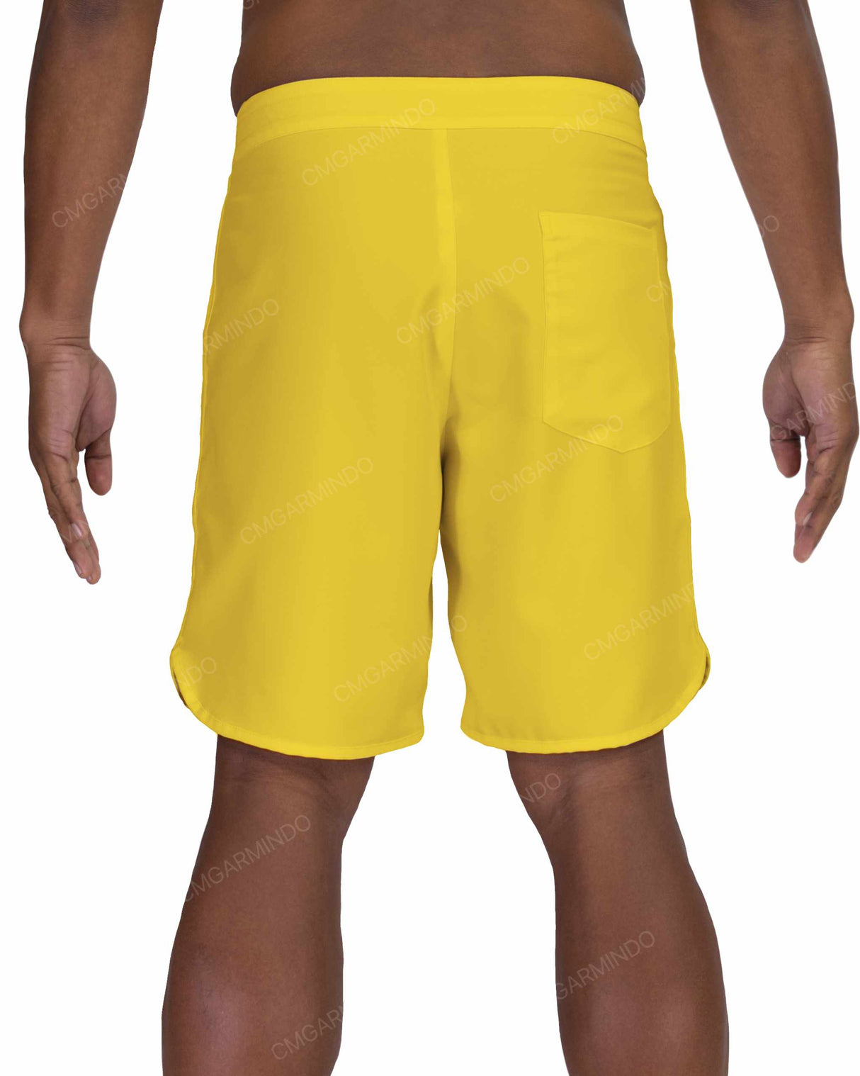 19" Fixed Waist Dolphin Hem Boardshorts
