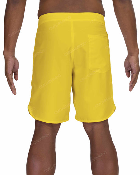 19" Fixed Waist Dolphin Hem Boardshorts