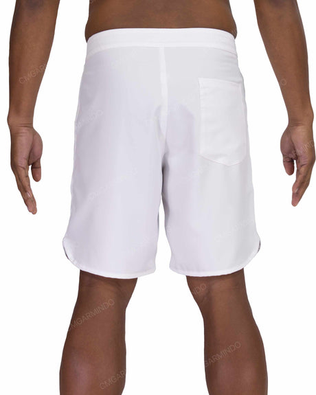 19" Fixed Waist Dolphin Hem Boardshorts