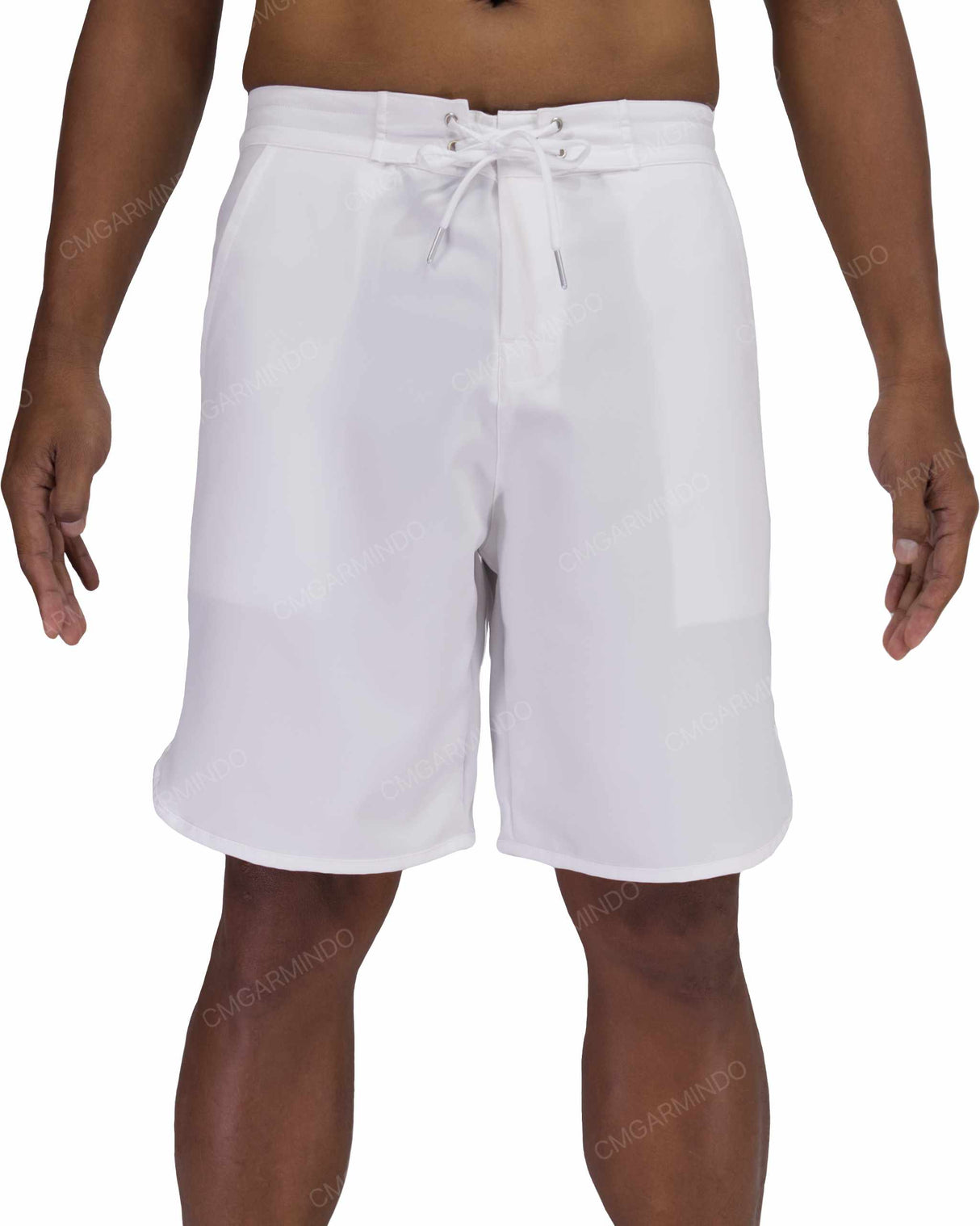 19" Fixed Waist Dolphin Hem Boardshorts