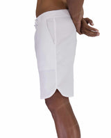 19" Fixed Waist Dolphin Hem Boardshorts