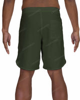 19" Fixed Waist Dolphin Hem Boardshorts