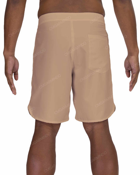 19" Fixed Waist Dolphin Hem Boardshorts