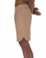 19" Fixed Waist Dolphin Hem Boardshorts