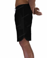 19" Fixed Waist Dolphin Hem Boardshorts