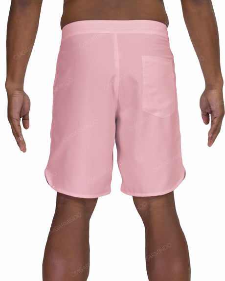19" Fixed Waist Dolphin Hem Boardshorts