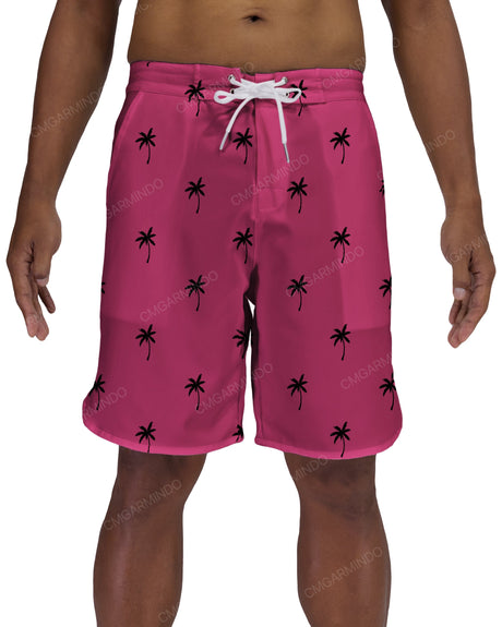 19" Fixed Waist Dolphin Hem Boardshorts
