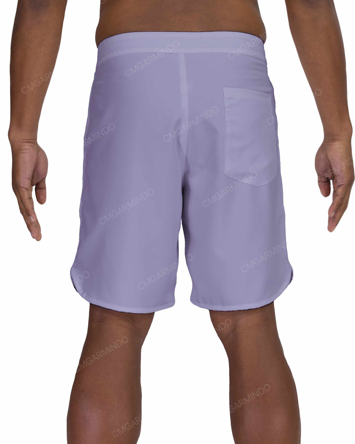 19" Fixed Waist Dolphin Hem Boardshorts