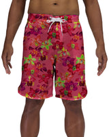 19" Fixed Waist Dolphin Hem Boardshorts