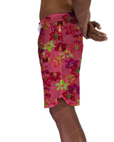 19" Fixed Waist Dolphin Hem Boardshorts