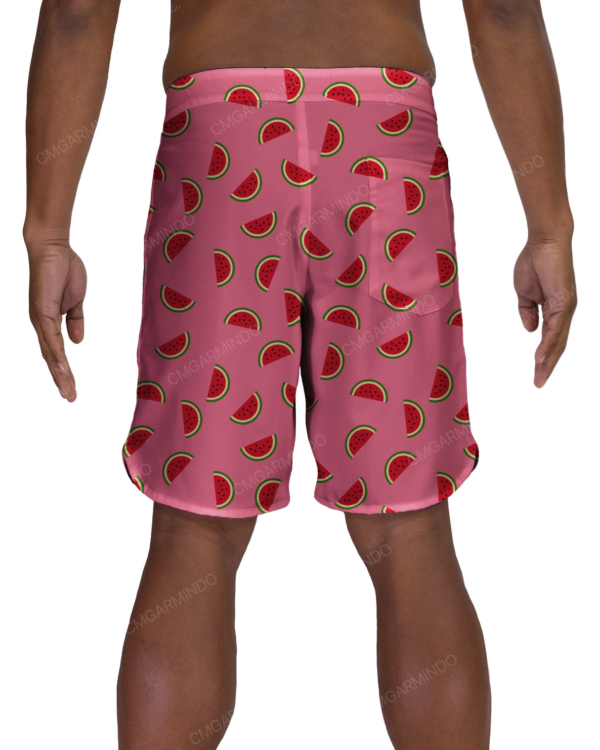 19" Fixed Waist Dolphin Hem Boardshorts